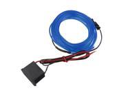 3M 12V Flexible Neon EL Wire Light Dance Party Decor Light For car Decoration night clubs parties dark hallways With Controller Deep Blue