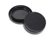 Camera Front Body Cover Rear Lens Cap Hood for Nikon DSLR D80 D90 D300