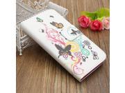 Flower Flip PU Leather Wallet Card Case Cover Stand For Samsung Galaxy Alpha
