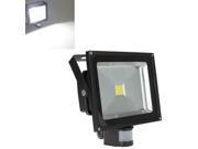 40W Waterproof IP65 PIR Motion Sensor LED Pure White Flood Light FloodLight Security Lamp 120°Beam Angle 85 265V 6000 6500K