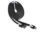 Multicolour 6FT 2M Small Flat USB Noodle Data Cable Sync Charge Cord for Samsung Galaxy S2 S3 S4 Note 4 HTC Motorola