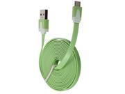 Multicolour 6FT 2M Small Flat USB Noodle Data Cable Sync Charge Cord for Samsung Galaxy S2 S3 S4 Note 4 HTC Motorola