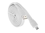 2M 6FT V8 Interface Micro USB Data Sync Flat Noodle Charger Cable Cord for Samsung Galaxy Note 4 HTC Nokia Motorola