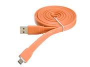 Colorful 2M 6FT V8 Interface Micro USB Data Sync Flat Noodle Charger Cable Cord for Samsung Galaxy S4 3 Note 4 3 HTC Nokia Motorola