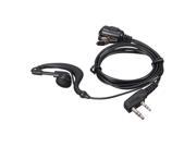 2 Pin Headset Mic Earpiece Earphone for Two Way Radio Security Walkie Talkie