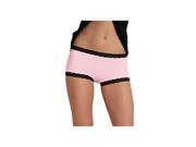 Maidenform Pink Whisper & Chocolate Dot Microfiber Boyshort 40760_cpd Pink