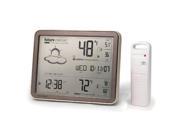 AcuRite 75077 Wireless Weather Forecaster with Remote Sensor and Atomic Clock