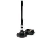 TruckSpec Solarcon 8 Tunable CB Antenna Whip Magnet Mount Cable 50 Watt Black Coated Whip Solarco A 108PM