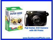 Fuji Fujifilm Instax 210 Instant Film Camera with 80 Instax Wide Prints, 4 Packs