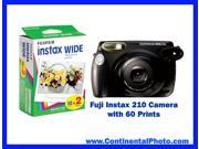Fuji Fujifilm Instax 210 Instant Film Camera with 60 Prints NEW