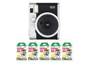 Fujifilm FU64-INSM9K050 Fujifilm INSTAX MINI 90 NEO CLASSIC Camera and Film Kit, 50 Exposures (Black/ Silver)