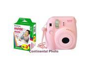 Fuji Instax Mini 8 Pink Instant Fujifilm Camera + 20 Prints