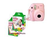 Fuji Instax Mini 8 Pink Instant Fujifilm Camera + 40 Prints