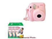 Fuji Instax Mini 8 Pink Instant Fujifilm Camera + 60 Prints