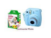 Fuji Fujifilm instax mini 8 Blue Instant Polaroid Camera + 20 Prints Instax Film
