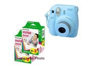 Fuji Fujifilm Instax Mini 8 Blue Instant Camera + 40 Prints Instax Mini Film