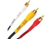 AXIS C1726 G BK 6 A V Interconnect Cable 6 ft