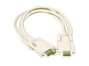 10 Db9 F F Null Modem Cable Beige