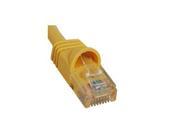 PATCH CORD CAT 6 MOLDED BOOT 25 YELLOW