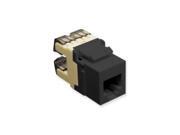 6p6c High Density Modular Connector, Black