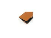 PCX112 Genuine Leather SlimFlip Case for Motorola?? Xoom Brown