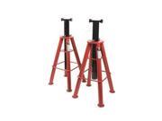 1410 10 Ton High Height Pin Type Jack Stands Pair