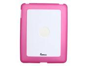 IPS101 Flexi Clear TPU Crystal Combination Protective Skin for iPad Pink