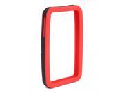 IPS226 Secure Grip Rubber Bumper Frame for iPhone 4 Dual Color Red Black