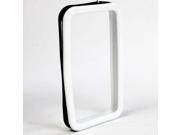 IPS226 Secure Grip Rubber Bumper Frame for iPhone 4 Dual Color White Black
