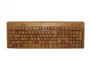 KBB500 Full Bamboo Custom Carved Designer Keyboard