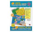 Crafty Printed Construction Paper 55 lbs. 9 x 12 Under The Sea 40