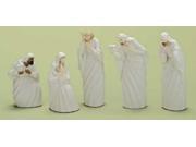 5pc St 7" Nativity Fig Swirl