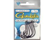 Gamakatsu 208415 Octopus Circle Fishing Fish Hooks Black 5 0 6 Pack