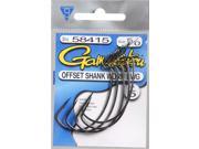 Gamakatsu 58415 Worm Offset Ewg Black Size 5 0 5 PK Fishing Hook