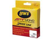Lew s LAPTM25CL APT Speed Line Monofilament Clear 25lb Test 500 Yard
