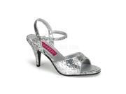 Womens Sexy Silver Glitter Sandals High Heels Evening Party Dress Shoes