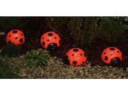 Solar Ladybugs 4 Pc Set