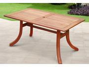 Atlantic Rectangular Table In Eucalyptus Grandis Hardwood