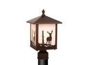 Vaxcel Bryce Outdoor Post Light (deer) - Op33585bbz