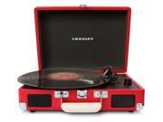 CROSLEY RADIO CR8005A RE Cruiser Portable Turntables Red