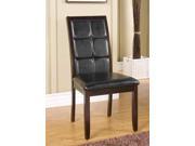 Alpine Havenhurst Side Chair With Faux Leather