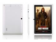 Allwinner A23 7 Inch Android Tablet PC Q88 Dual Core Android 4.2 WIFI 512MB 4GB Dual Camera