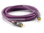 16.4Ft 5M Gold Plated Plug Coaxial Video Cable RCA to RCA Oxygen Free Copper Conductor OFC