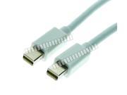 6Ft 1.8M Long Display Cable 20 Pin Mini Displayport Mini DP Thunderbolt Male to Male Connector Adapter Cable for MacBook Pro Air Mini iMac Lenovo ThinkPad Dell