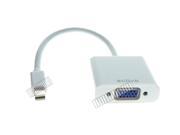 Active Mode Short Adapter Cable Mini DisplayPort Mini DP Thunderbolt Male to VGA Female Converter for MacBook Pro Air Mini iMac to VGA Display 1080P Support ATI