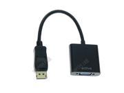 Active Mode Short Adapter Cable DisplayPort DP Male to VGA 