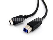 1M 3.3Ft USB C Male to USB B Male Cable USB C Printer Cable USB 3.1 Type C Gen 1 Male to USB 3.0 B Male Cable Connector Converter Adapter Cable USB CM to BM Sup