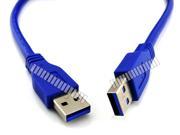 30cm 1Ft Short Cable USB 3.0 Male to Male Cable AM AM USB A Male to USB A Male Downward Compatible USB 2.0