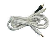 NEW AUDIOPIPE IP356 3.5mm MALE TO STEREO RCA MALES 6 AUDIO CABLE