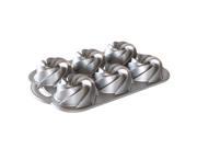 Nordic Ware Platinum Bundt Muffin Pan Heritage